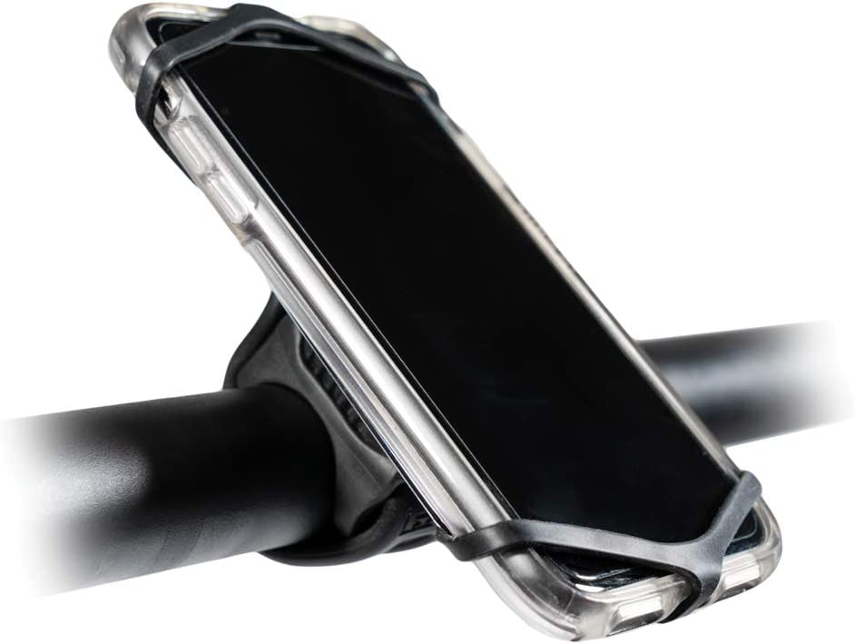 CNC Aluminum Bicycle Phone Mount with Rubber Strap P69339
