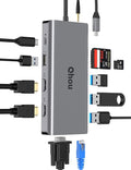 13 in 1 USB C Hub with 4K Dual HDMI Y30587