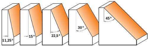 5-Piece Chamfer Bit Set with Carrying Case 1/2-Inch E590813