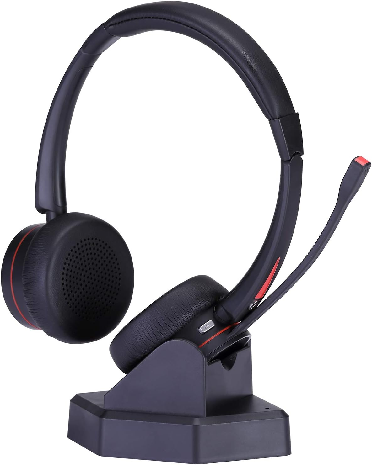 Wireless Headset with Noise Canceling Microphone, Over The Head, Pack of 2 J34087