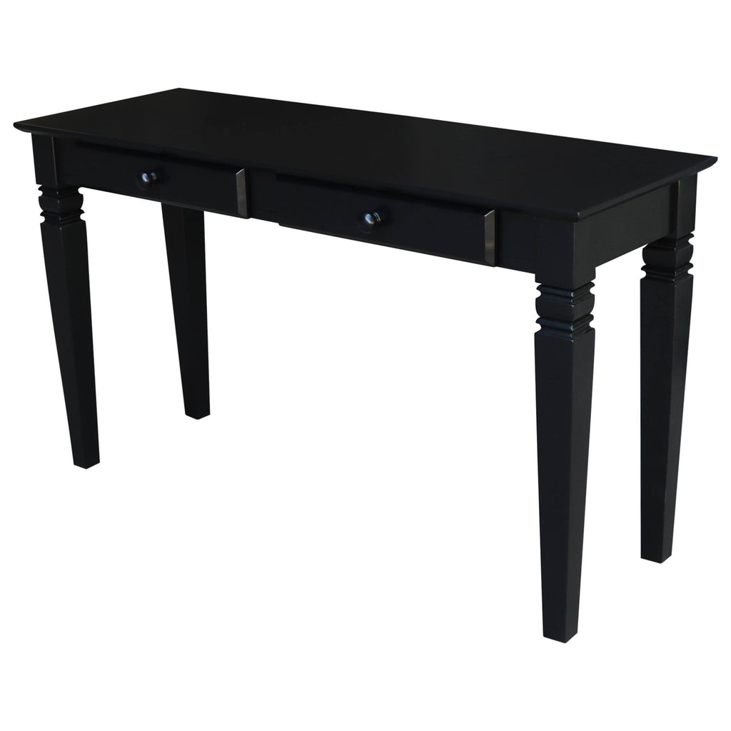 Black Console Table with 2 Drawers D9721