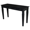 Black Console Table with 2 Drawers D9721