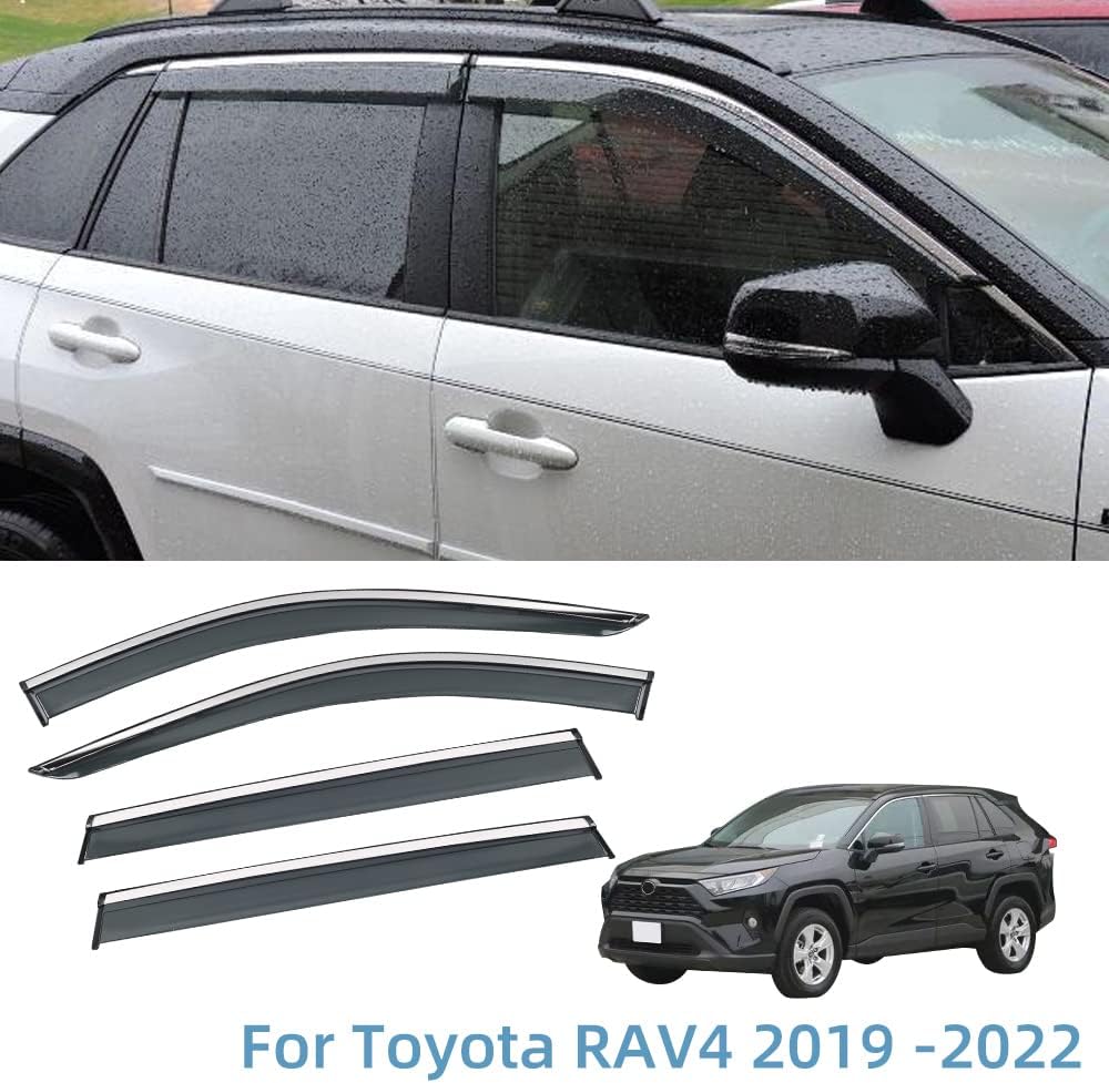Tape on Vent Visor Rain Guard Window Wind Deflector Pack of 2 H102589