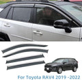 Tape on Vent Visor Rain Guard Window Wind Deflector Pack of 2 H102589