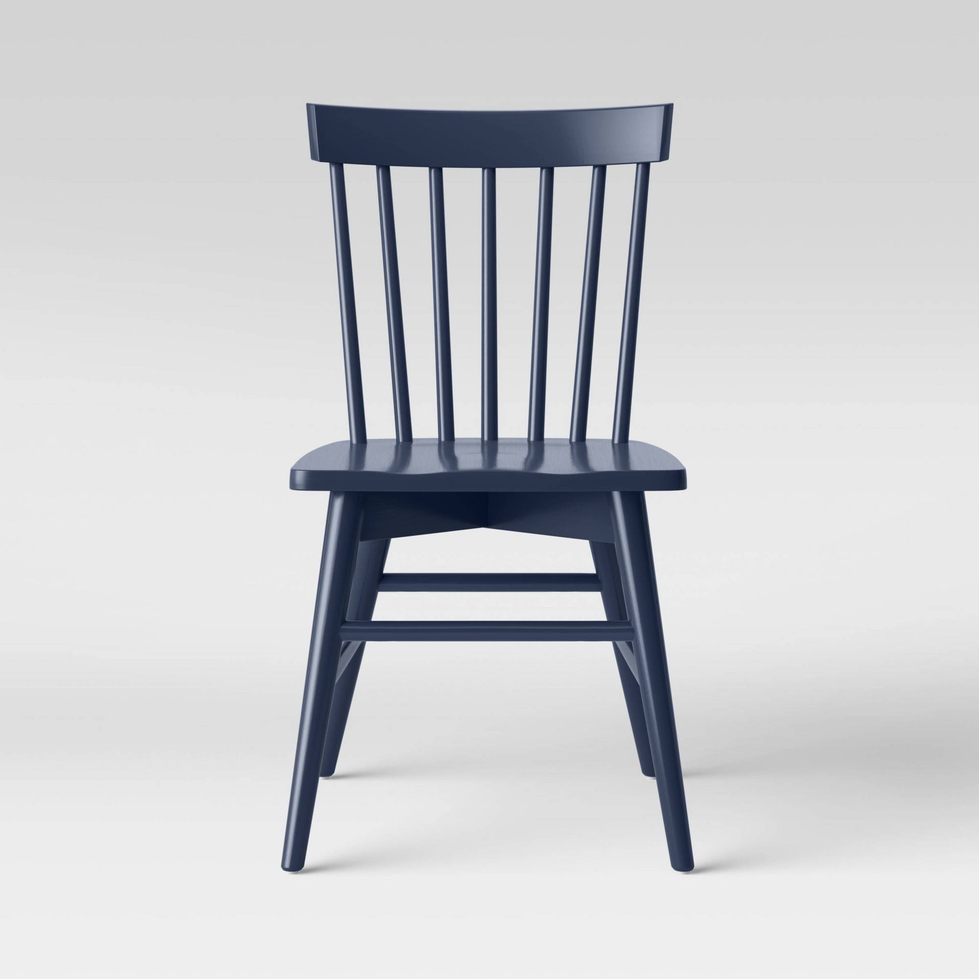 Set of 2 Dark Blue Windsor Dining Chair K192