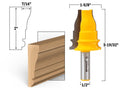 2" Door & Window Casing Router Bit - 1/2" Shank V51052