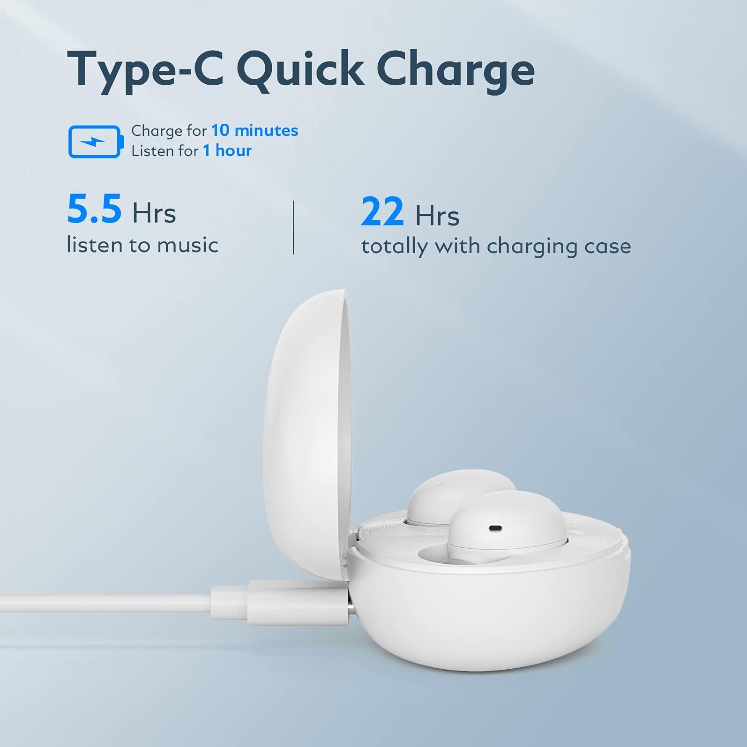 Wireless Earbuds Bluetooth 5.2 in-Ear Headphones with Built-in 4 mics IPX5 Pack of 2 G701