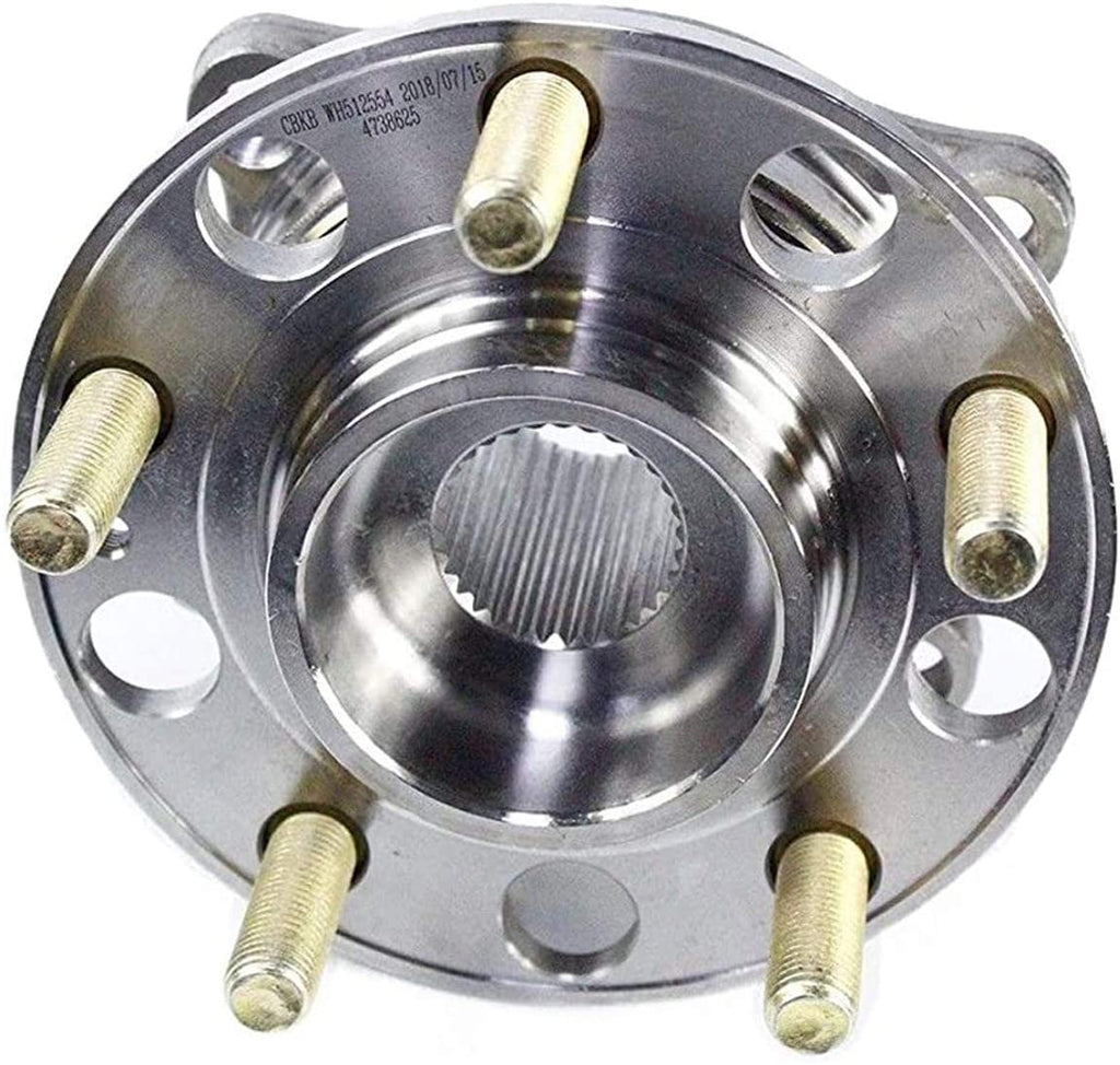 Rear Wheel Bearing & Hub Assembly for 2015 2016 Hyundai Genesis 4-Door 5 Lugs w/ABS F5059
