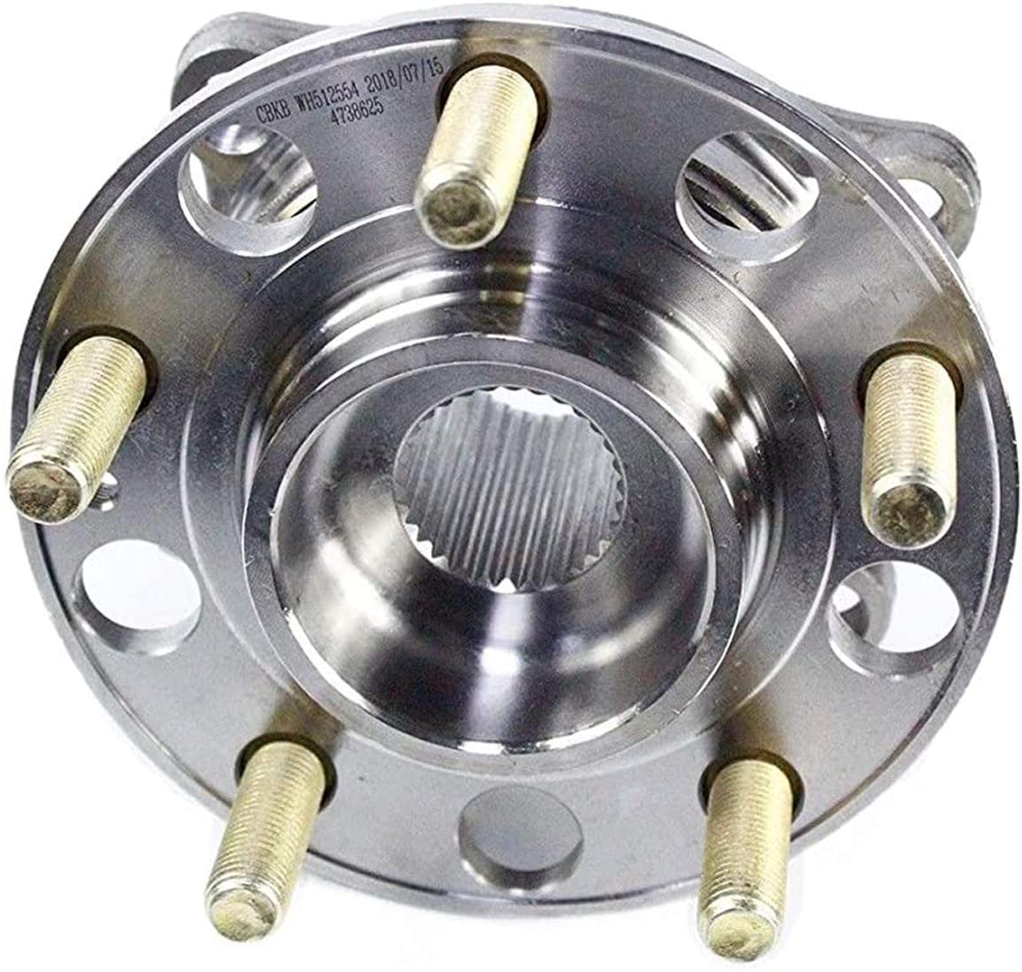 Rear Wheel Bearing & Hub Assembly for 2015 2016 Hyundai Genesis 4-Door 5 Lugs w/ABS F5059
