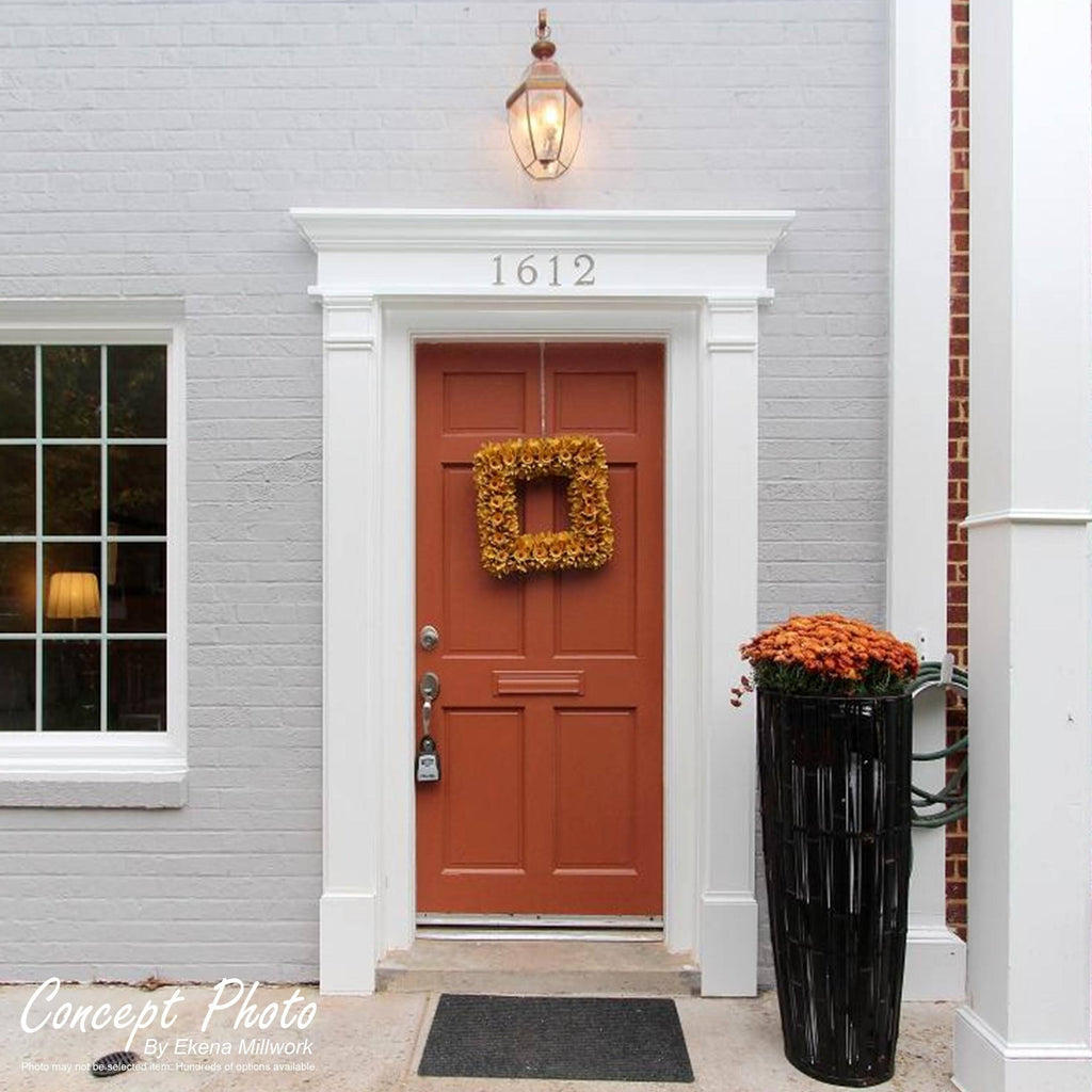 Raised Panel PVC Pilaster with Capital and Base (Pair) D71686