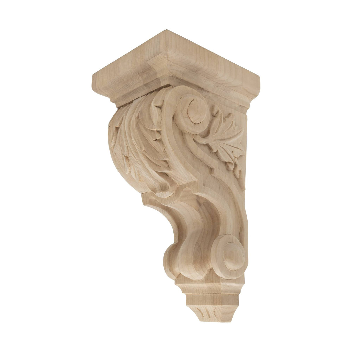 Unfinished Solid Alder Wood Corbel P9425