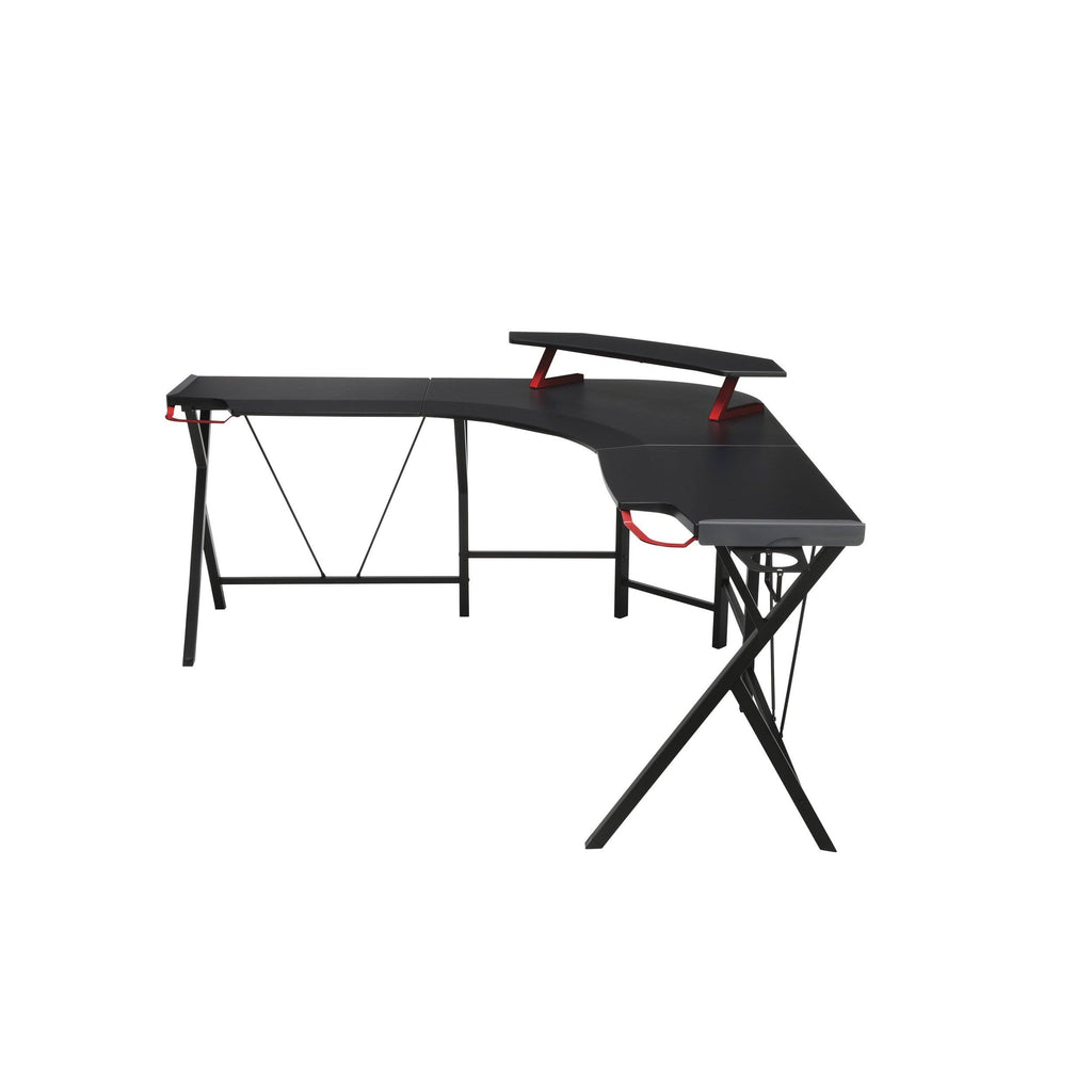 Grey L Shaped Gaming Desk G30107