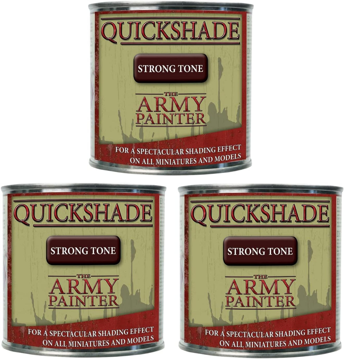 3pcs Quickshade Varnish Set, Strong Tone, 250 ml, Pack of 2 N1409