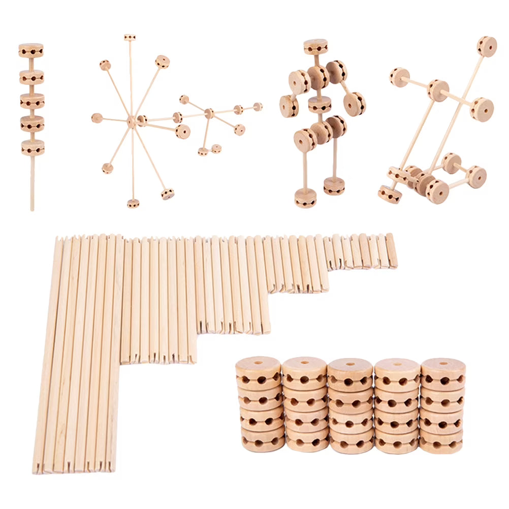 Wooden Building Blocks Stacking Toys R213