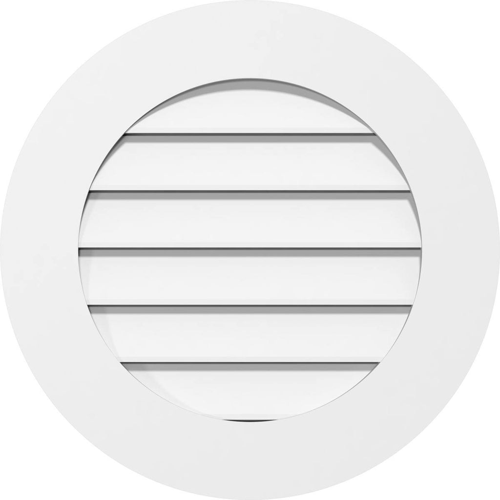 Round Surface Mount PVC Gable Vent Y164
