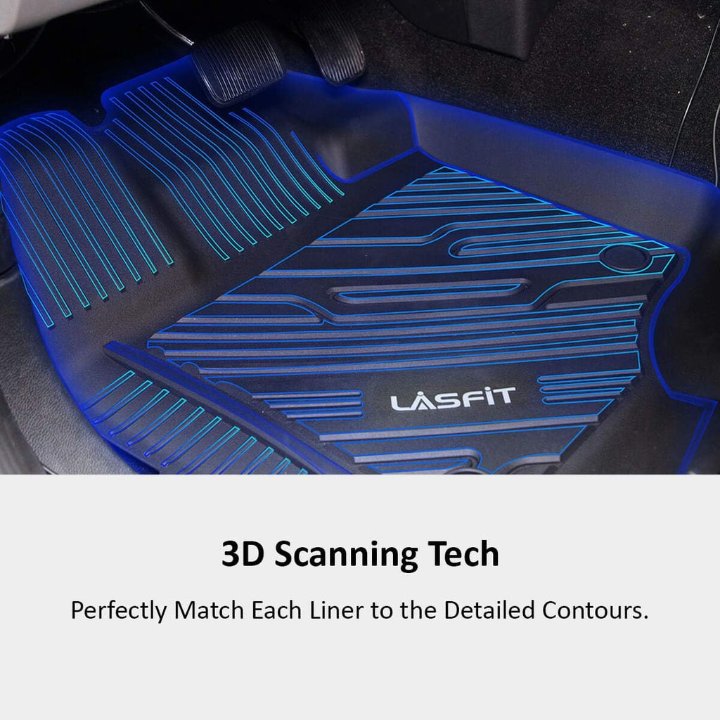 Black TPE Floor Liners for Ford Escape O808
