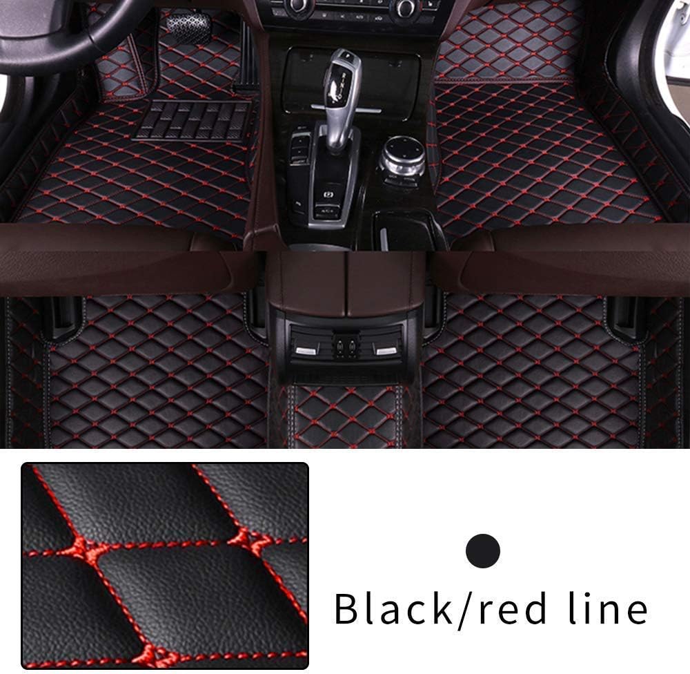 Black Beige Heavy Duty XPE Leather Car Floor Mat T761714