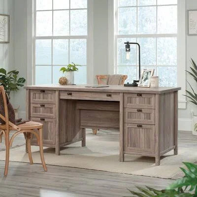 Washed Walnut Executive Desk T229322