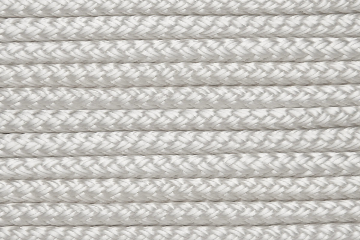 Solid Braid Nylon Multi-Purpose Line, 1/4 in x 100 ft., White S772