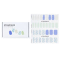 Blue Leaf Nail Sticker 32pcs Z709