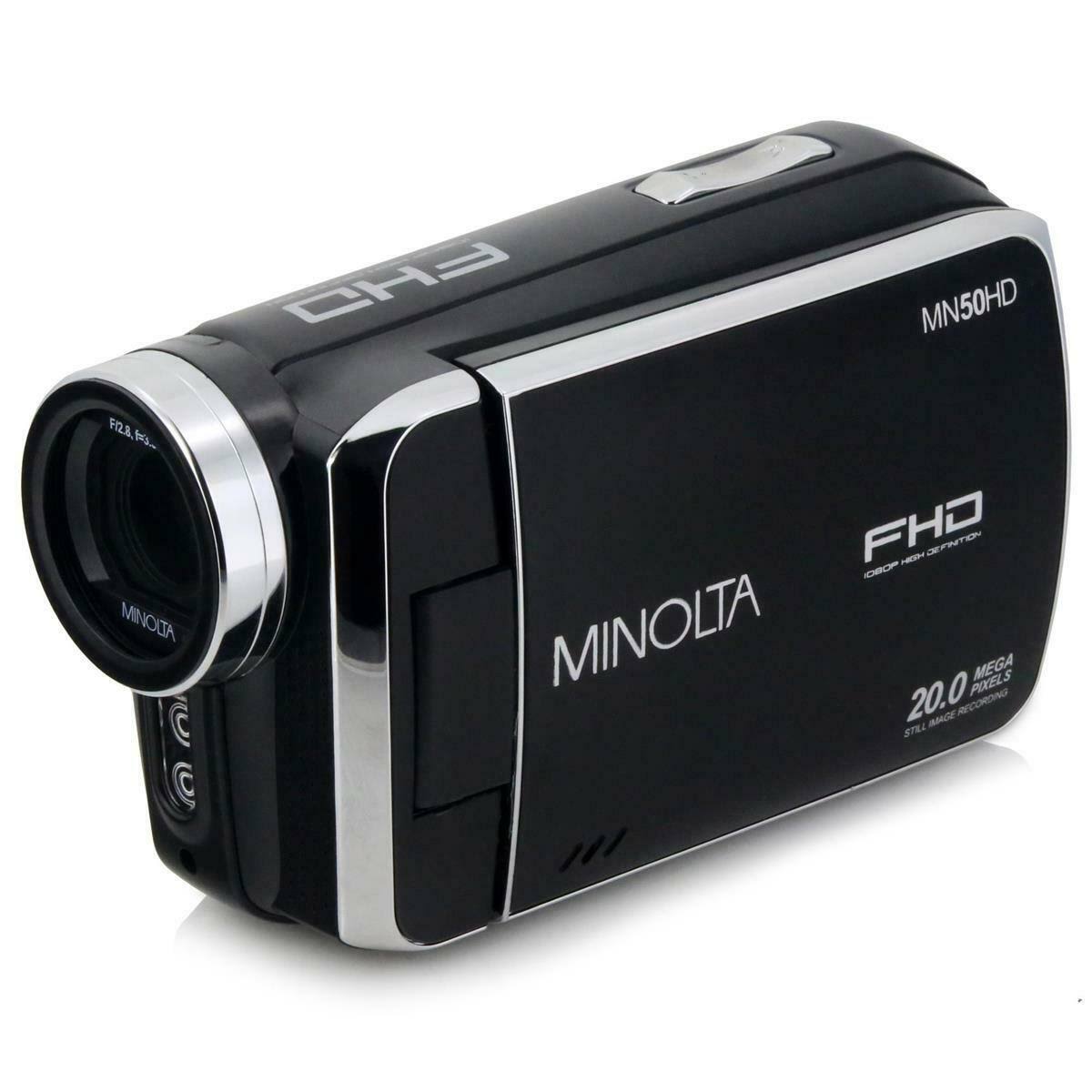 Black 1080p Full HD Digital Camcorder D75389