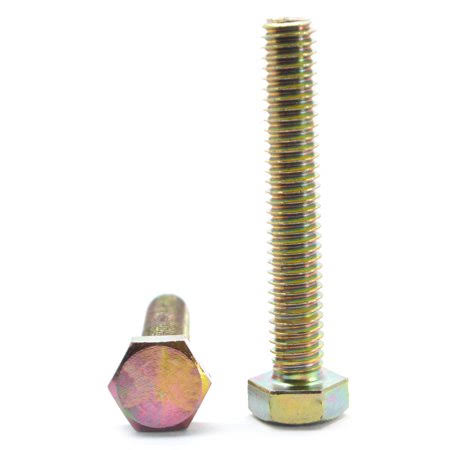 Grade 8 Hex Tap Bolt Alloy Steel Yellow Zinc Plated Pk 200 H9153