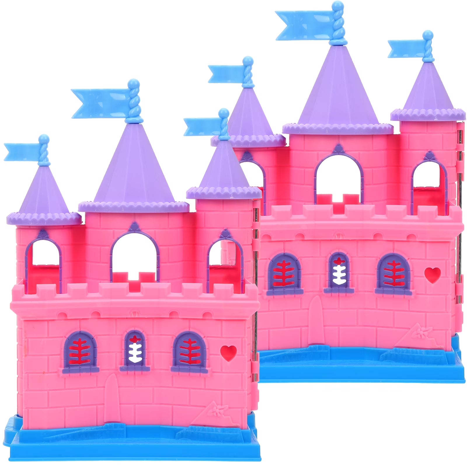 Plastic Castle Toy Dollhouse Miniature A503424