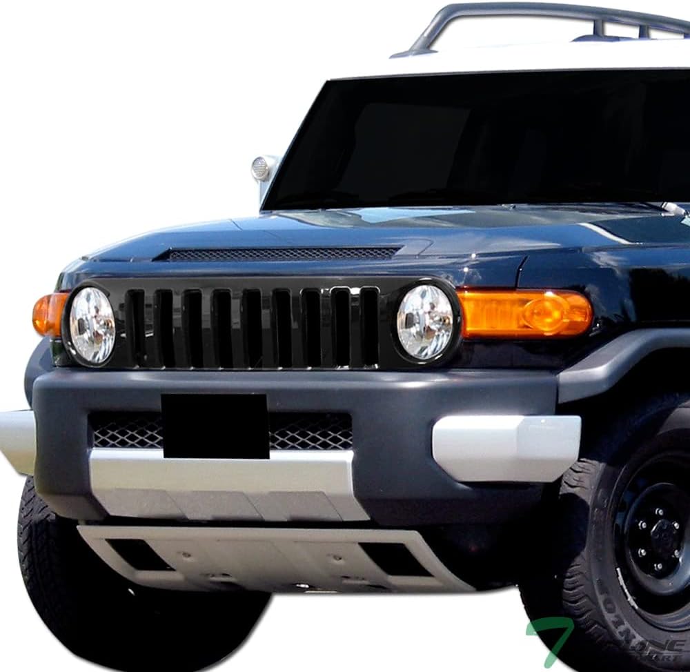 Glossy Black Vertical Front Grille Pack of 2 G1705