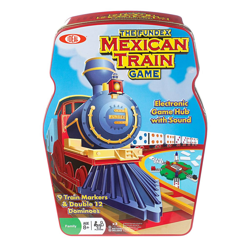 Multicolor Mexican Train Game Dominoes Q9945