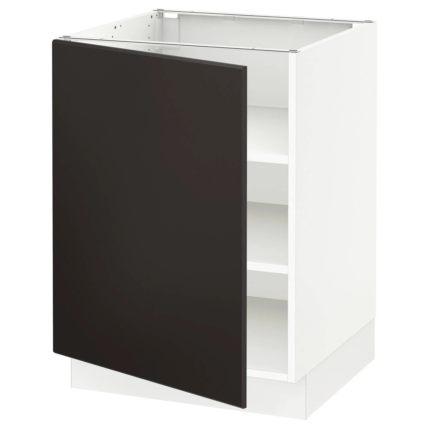 White Base Cabinet with Shelves R377