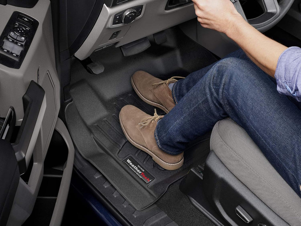Custom Fit FloorLiners for GMC Sierra / Chevrolet Silverado - 1st & 2nd Row, Cocoa C5225