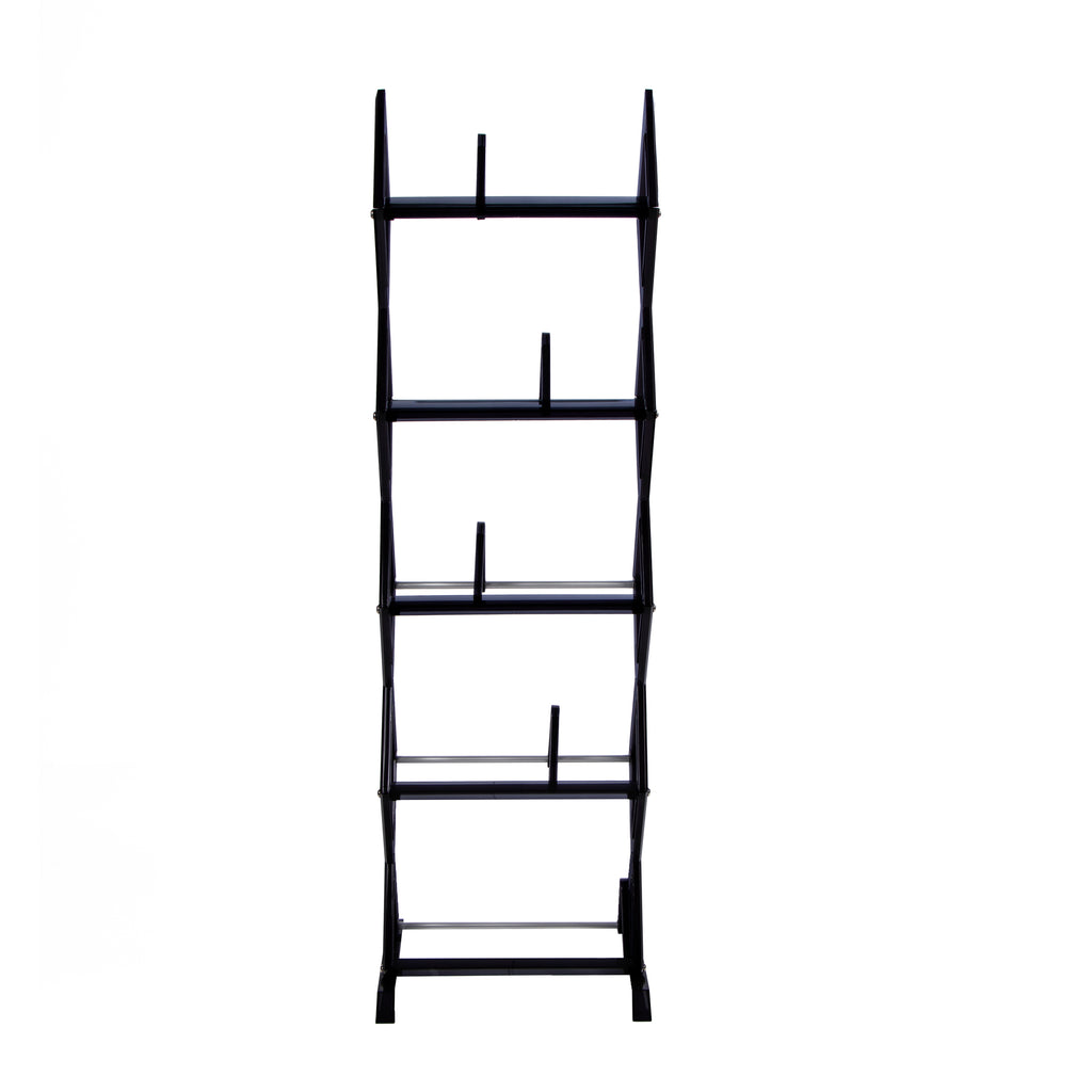 5-tier Media Rack Multimedia Smoke L152