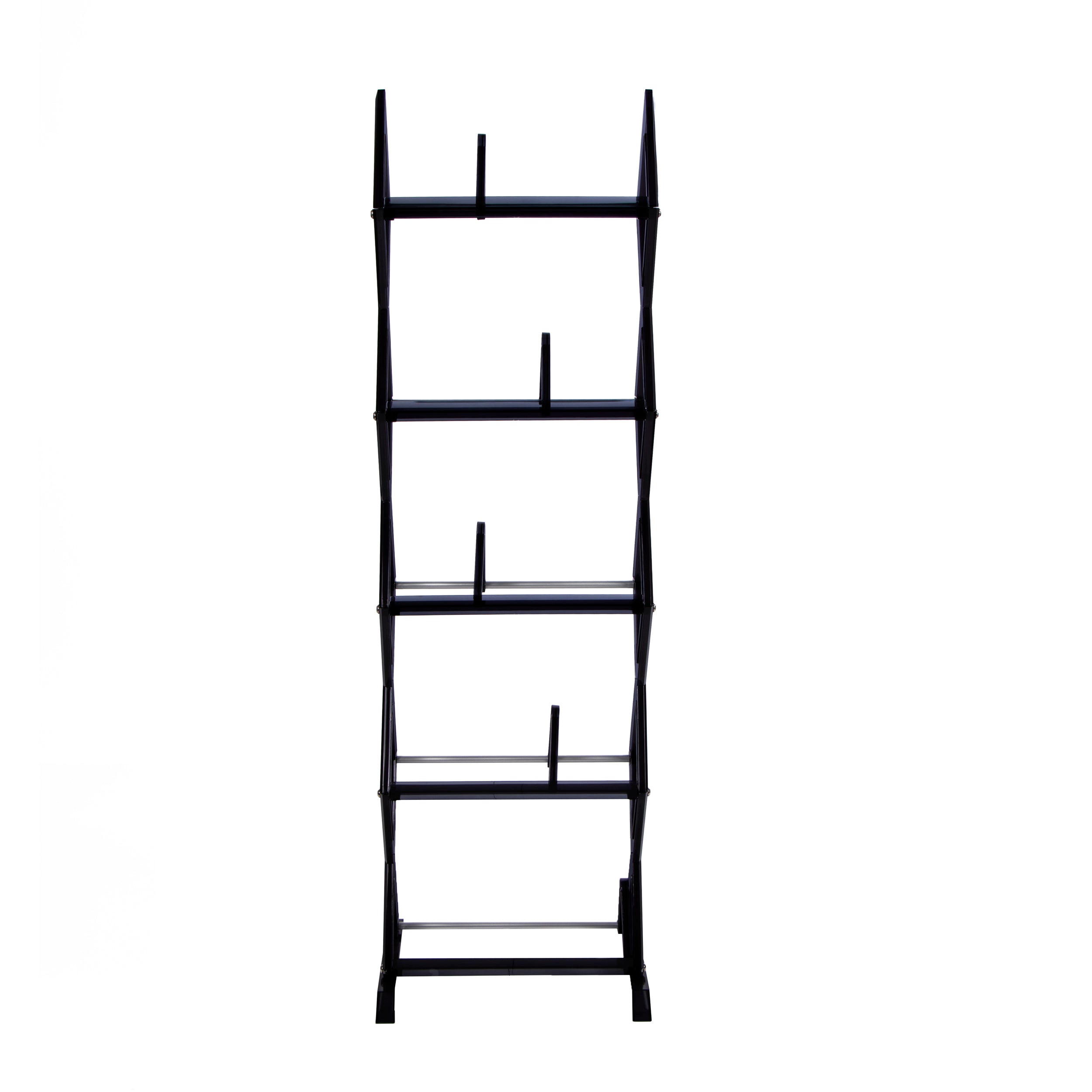 5-tier Media Rack Multimedia Smoke L152