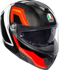 Carbon Red White Helmet Size S K53913