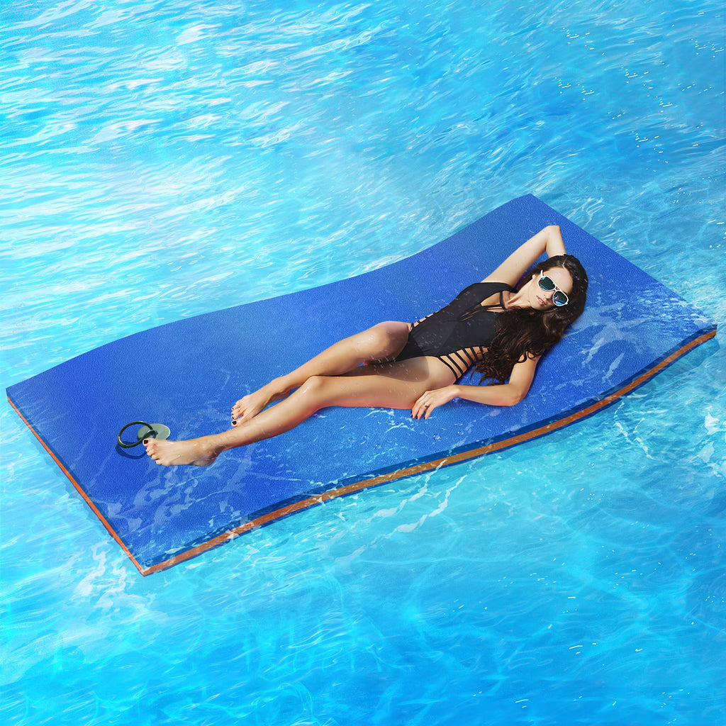 Blue 6x3FT XPE Foam Water Floating Mat S1904