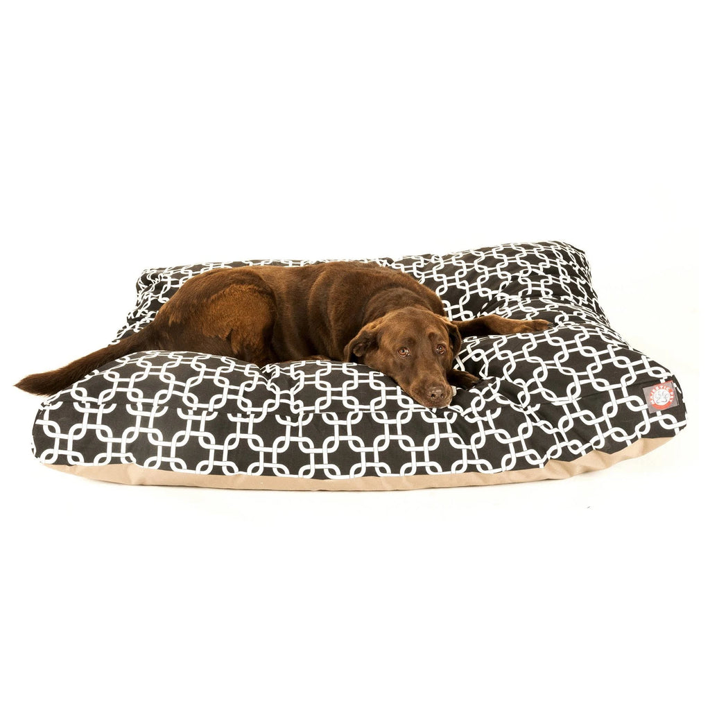 Black Rectangle Pet Bed A175