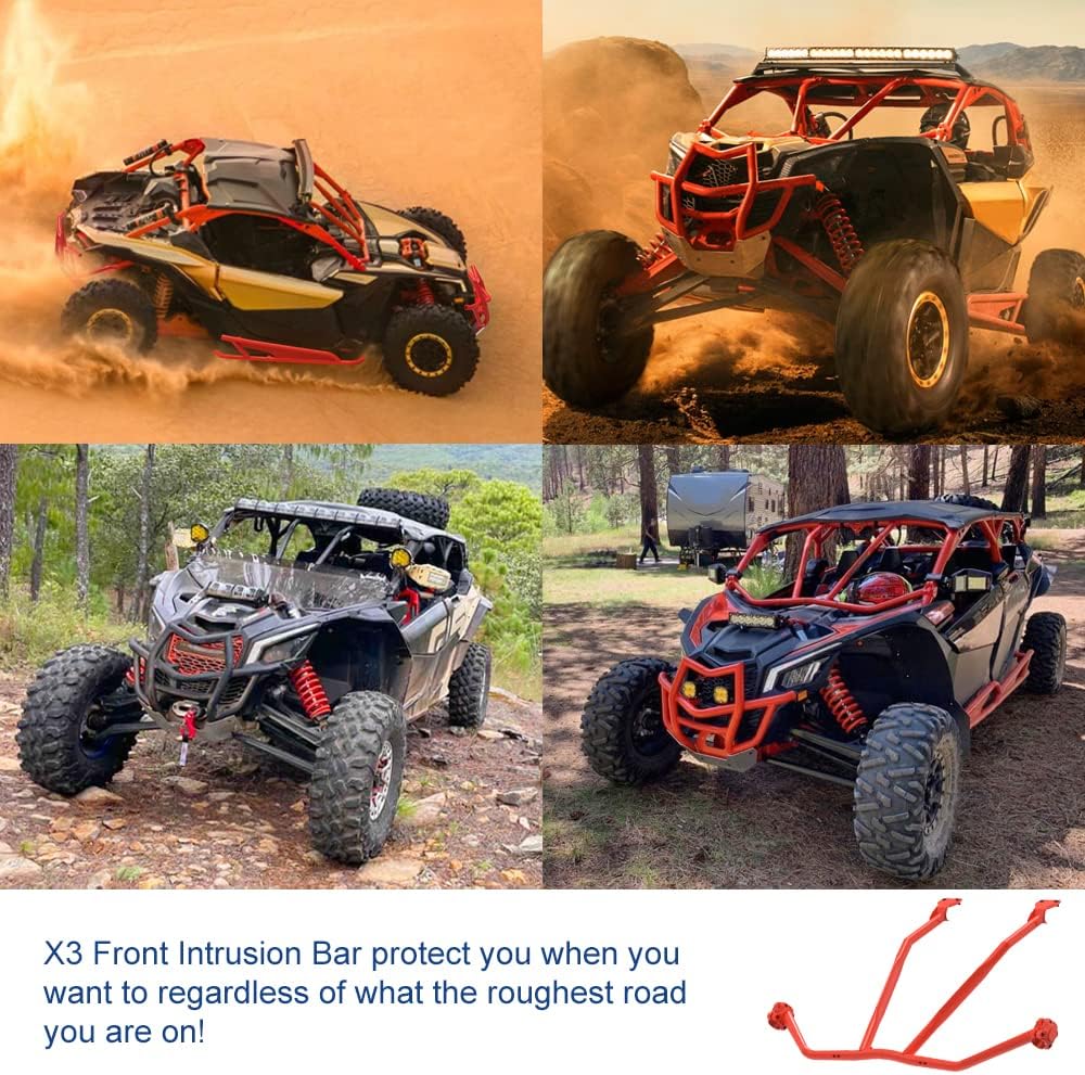 Front Intrusion Bar with Red Powder Coating M284
