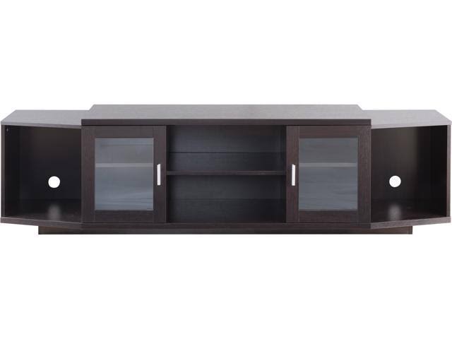 72-Inch Wood TV Stand in Cappuccino L946648