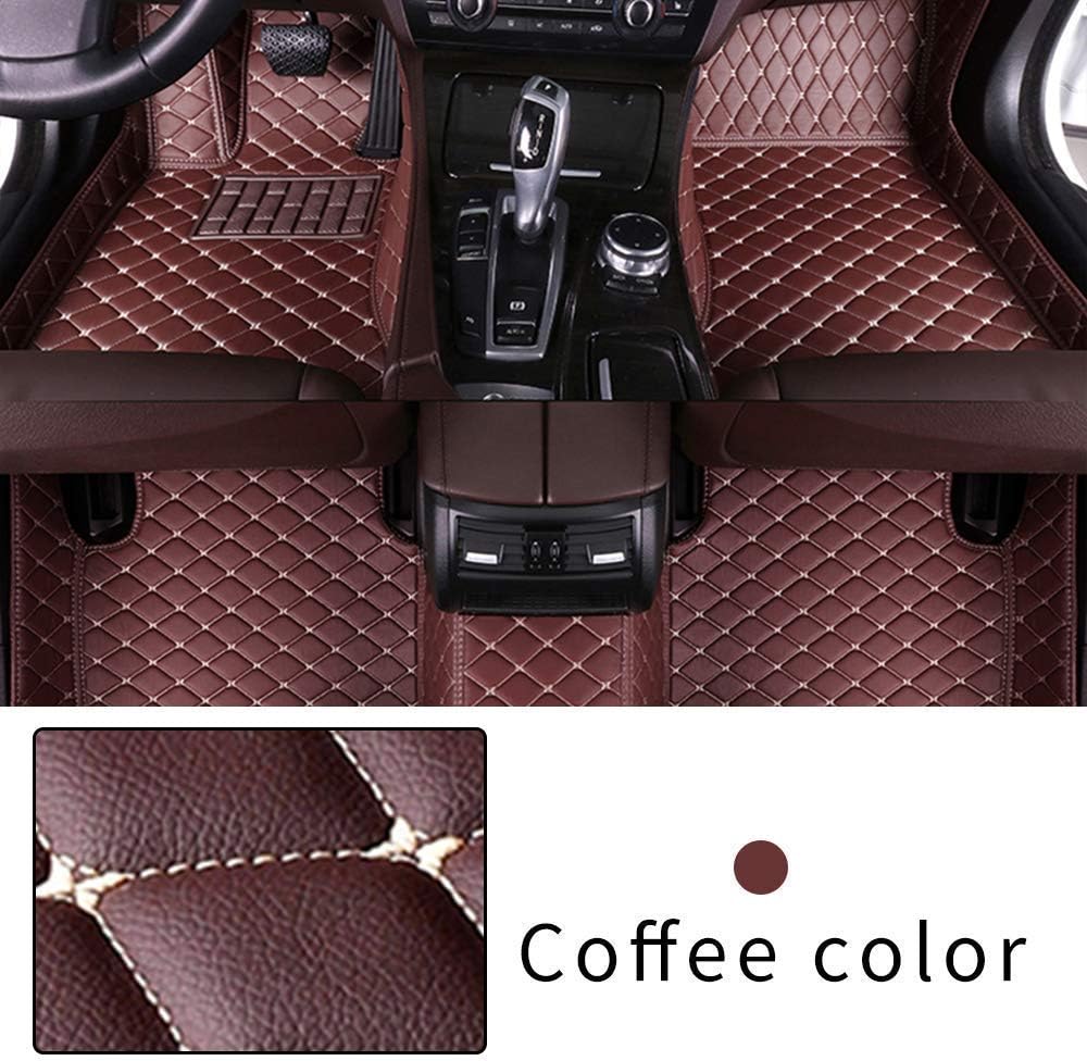 Black Beige Heavy Duty XPE Leather Car Floor Mat T761714