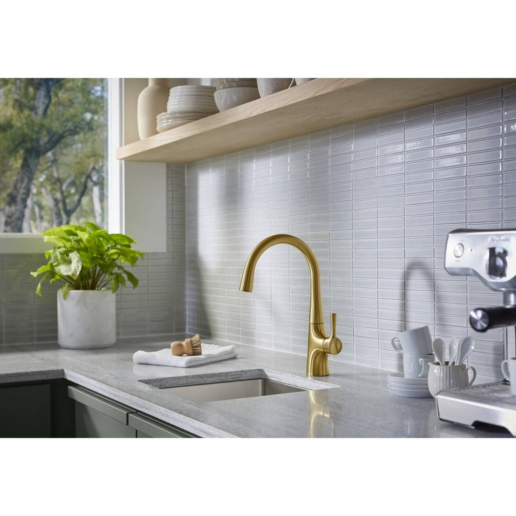 Polished Chrome Single Handle Lever Bar Faucet E5174
