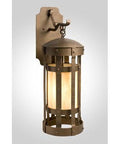 Black Amber Mica 1-Light Outdoor Wall Lantern T1158