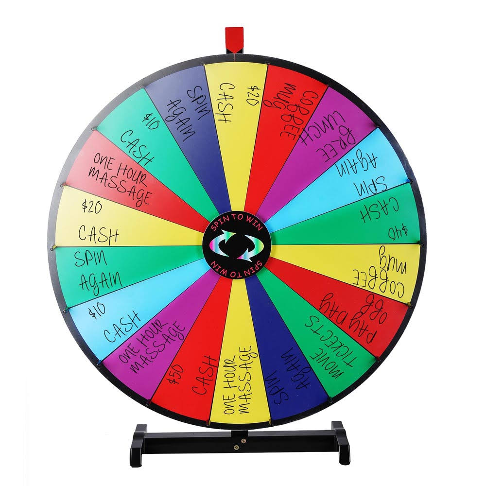 30x22 Tabletop Dry Erase Prize Wheel U677