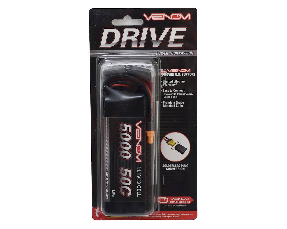 11.1V 5000mAh 50C 3S LiPo Battery with Uni Plug K85893