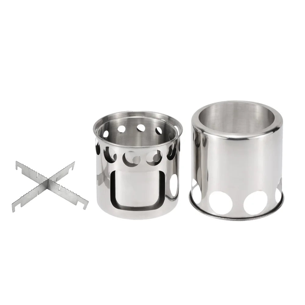 Wood Burning Stove and Cooking Pot Set E13705