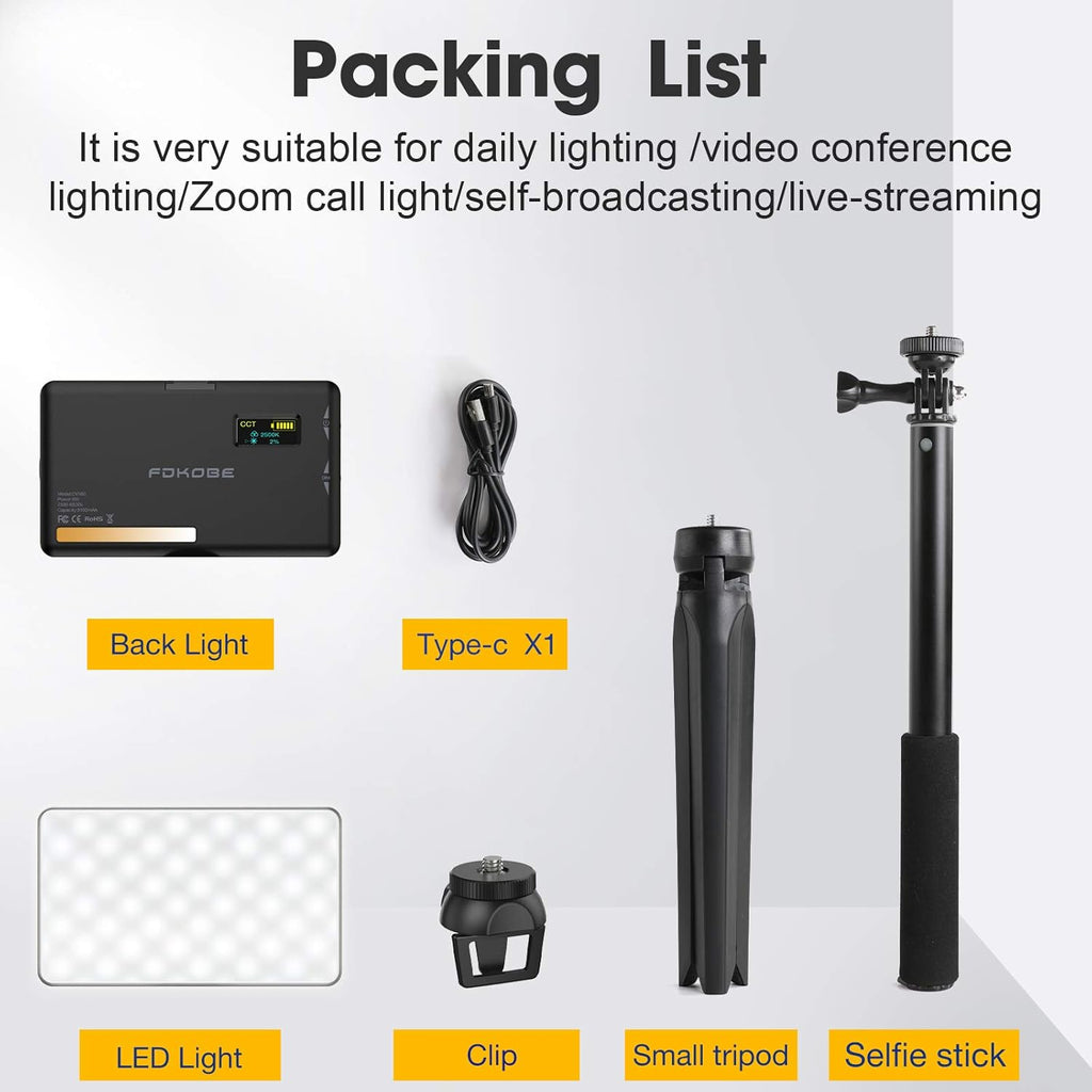 Video Conference Lighting Kit with Clip A2261