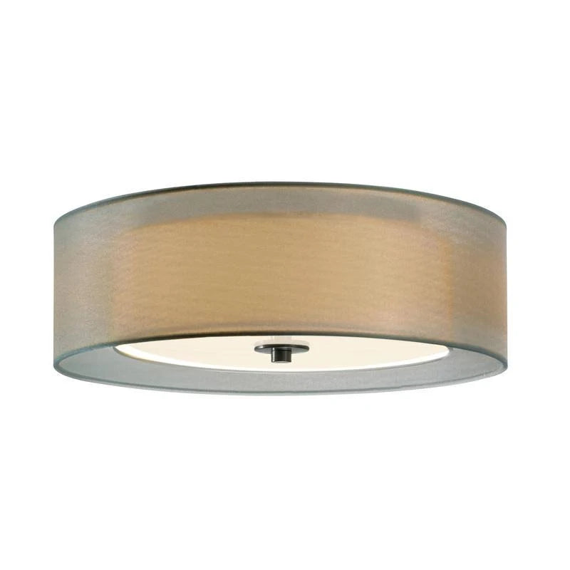 Black Brass Flush Mount Light E525