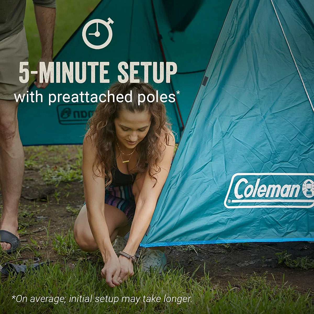 1 Camping Tent with Rainfly and Carry Bag U495