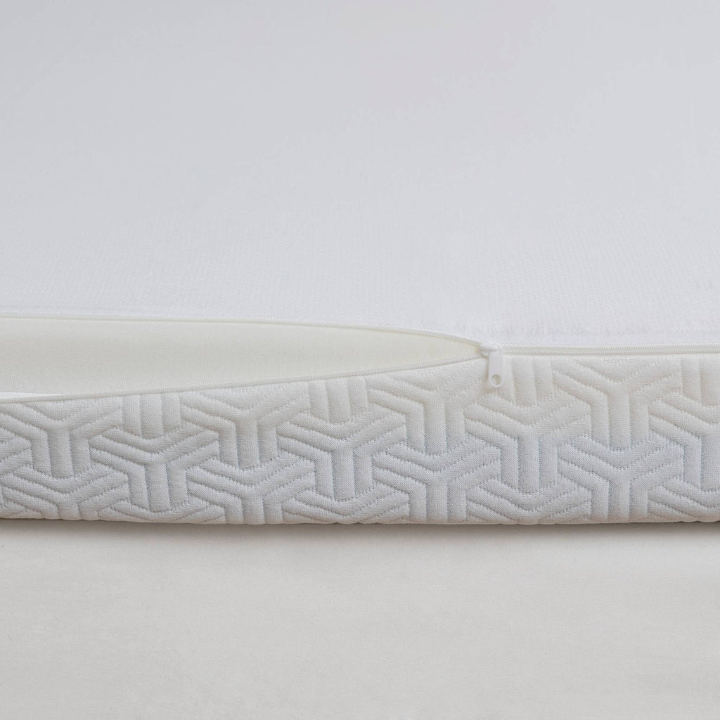 White Twin Memory Foam Mattress Topper W568