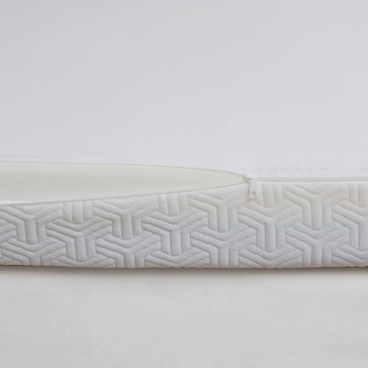 White Twin Memory Foam Mattress Topper W568