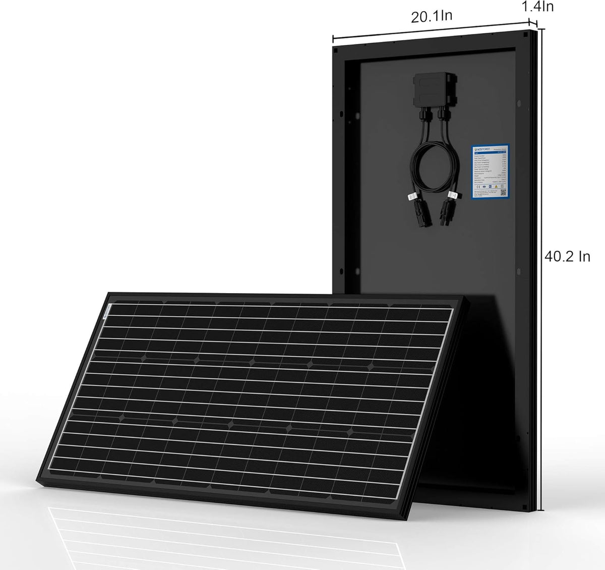 200 Watt Monocrystalline Solar Panel Kit with 20A PWM LCD Charge Controller G127